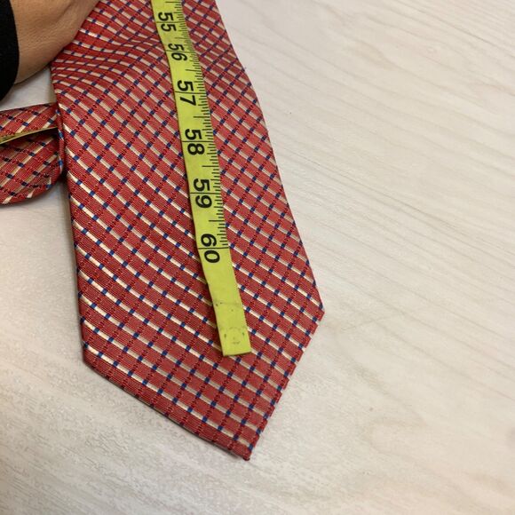 Ermenegildo Zegna Pink 100% Silk Neck Tie Pink Italy Mens - Picture 6 of 6